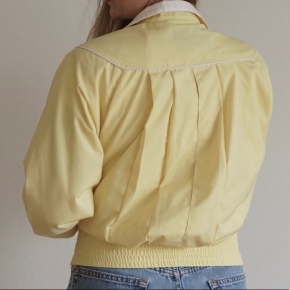 Yellow Windbreaker Jacket - Picture 4 of 8